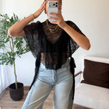 Blouse Lolia noir