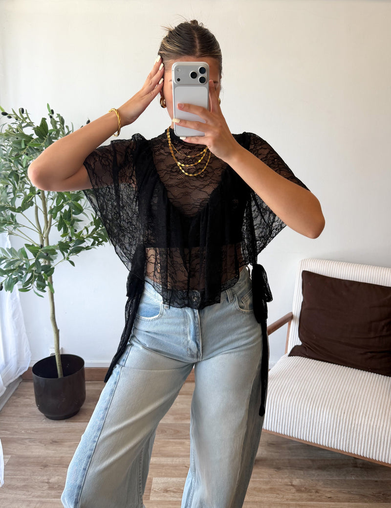 Blouse Lolia noir