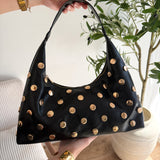 Sac clouté noir