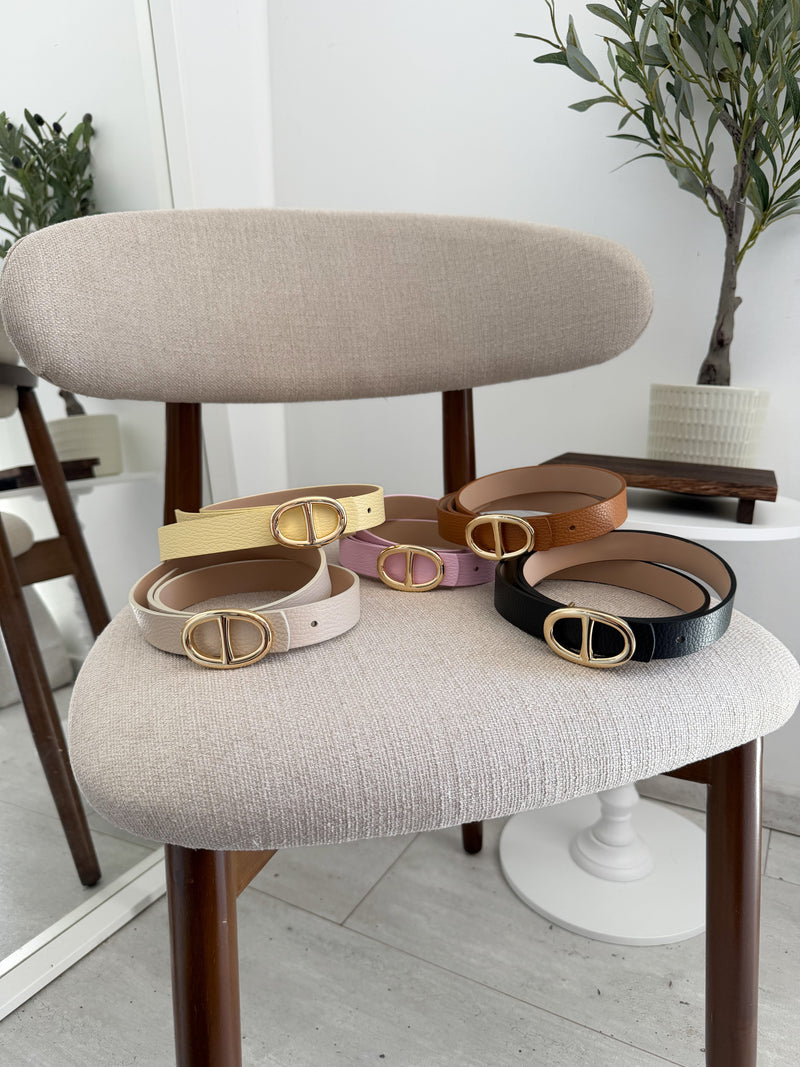Ceinture maille marine