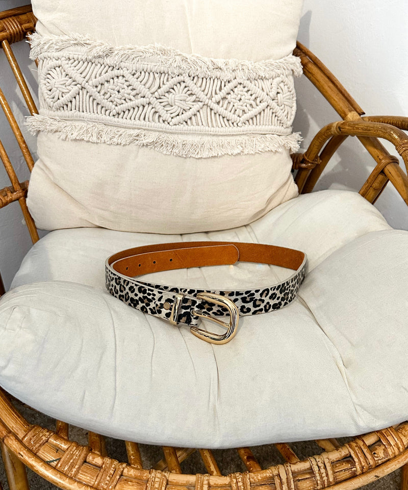 Ceinture léopard