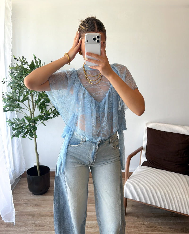 Blouse Lolia bleu