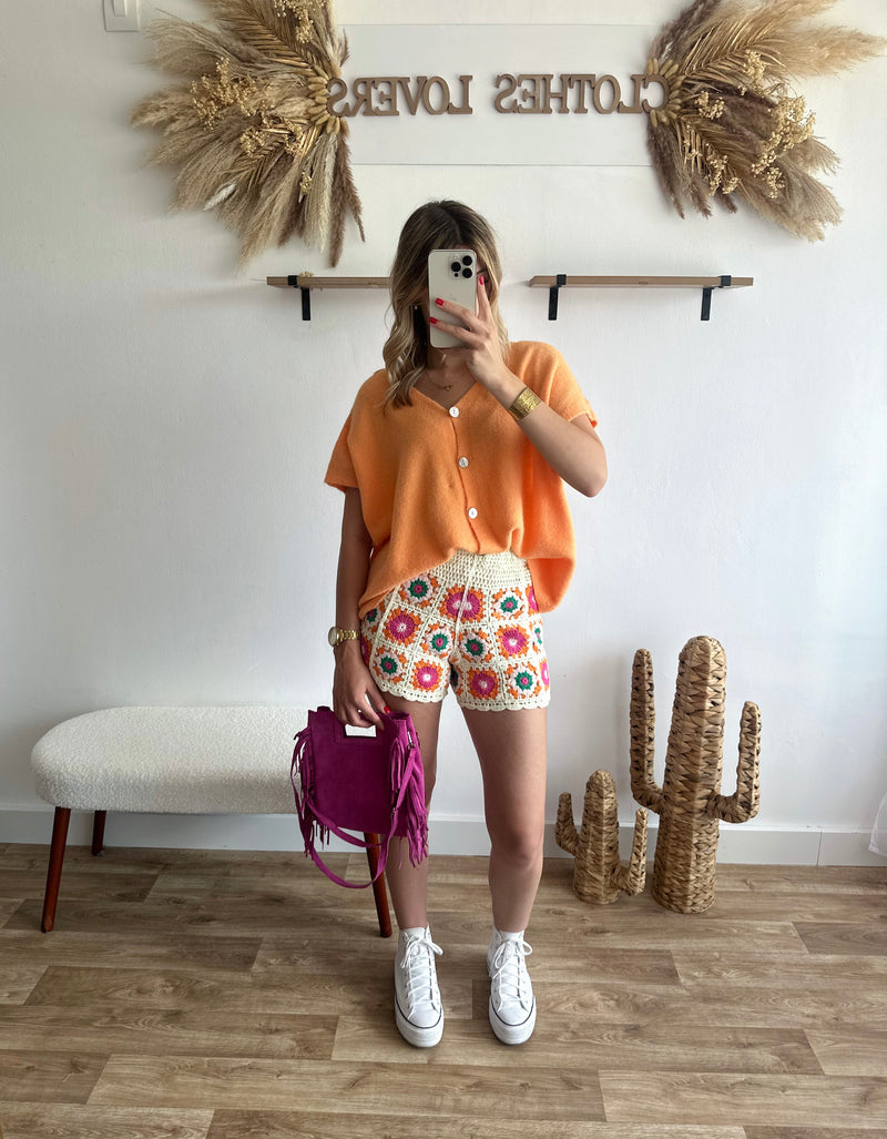 Gilet Anael orange