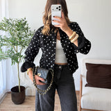 Veste Jean pois
