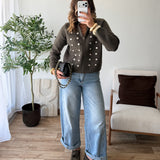Gilet Agnès kaki