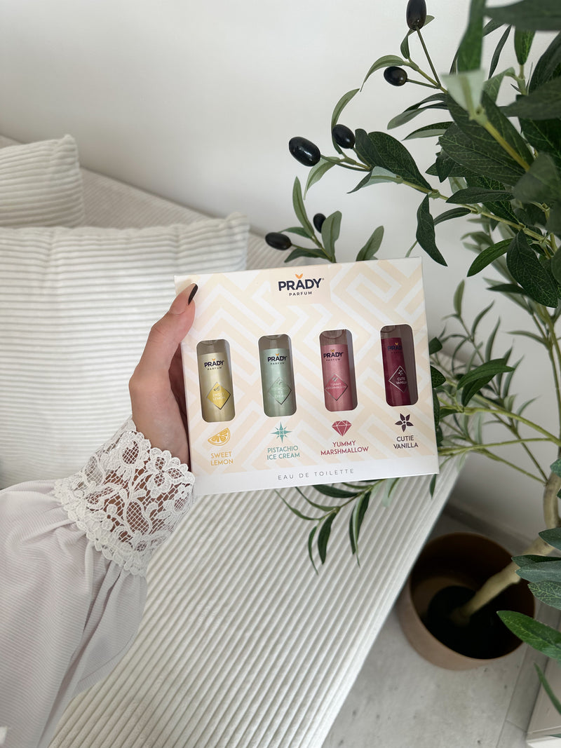 Coffret 4 eau de toilette Prady