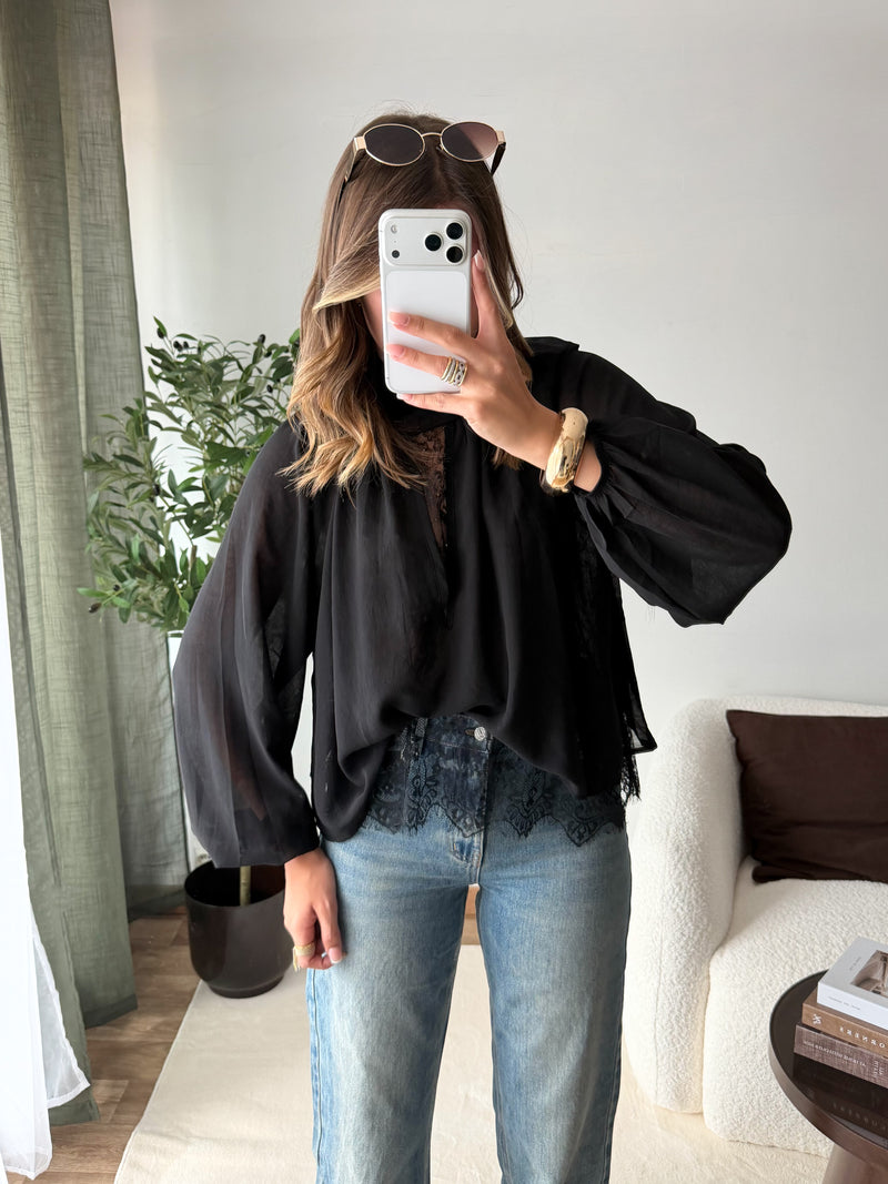 Blouse Fany noire