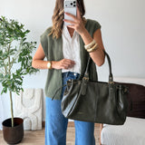 Gilet sans manches kaki
