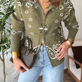 Gilet bandana kaki